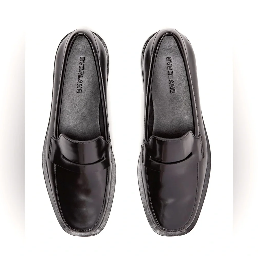 Everlane THE PENNY LOAFER LEATHER ACADEMIA WHIMSIGOTH HOLIDAY GIFT NWOB Black 9 - Picture 4 of 7